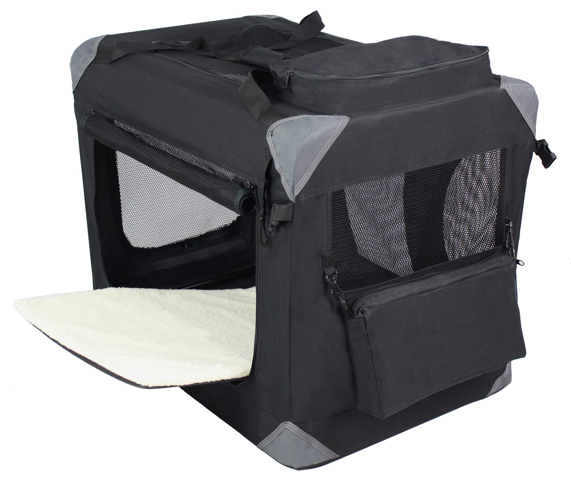 EliteField carrying bag side view enables easy travel setup.