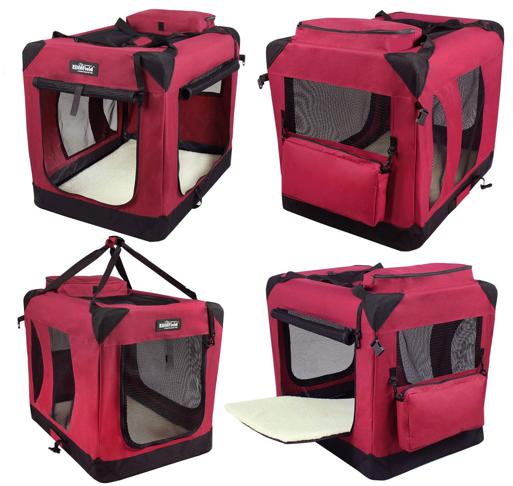 EliteField removable fleece bed, washable for quick cleanup after adventures.
