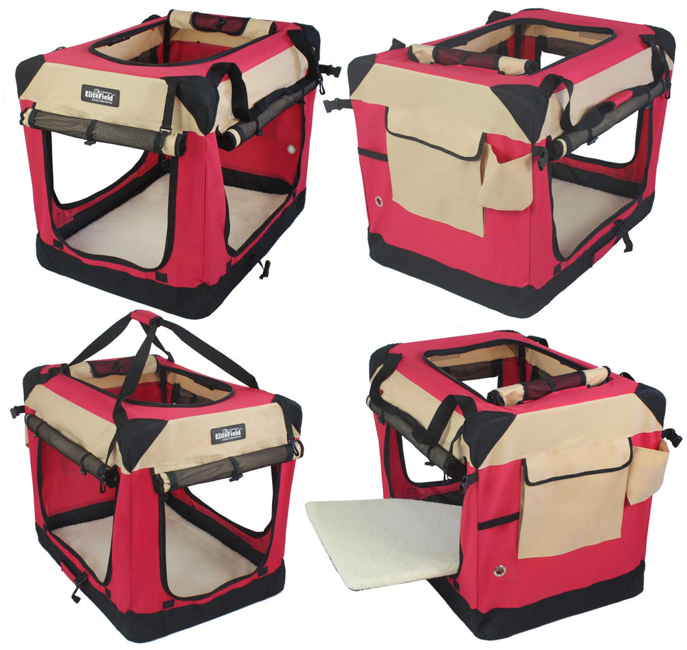 EliteField front zipper lock secures entry for added safety during use