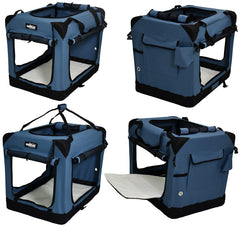 EliteField fleece bed adds cozy comfort inside the crate