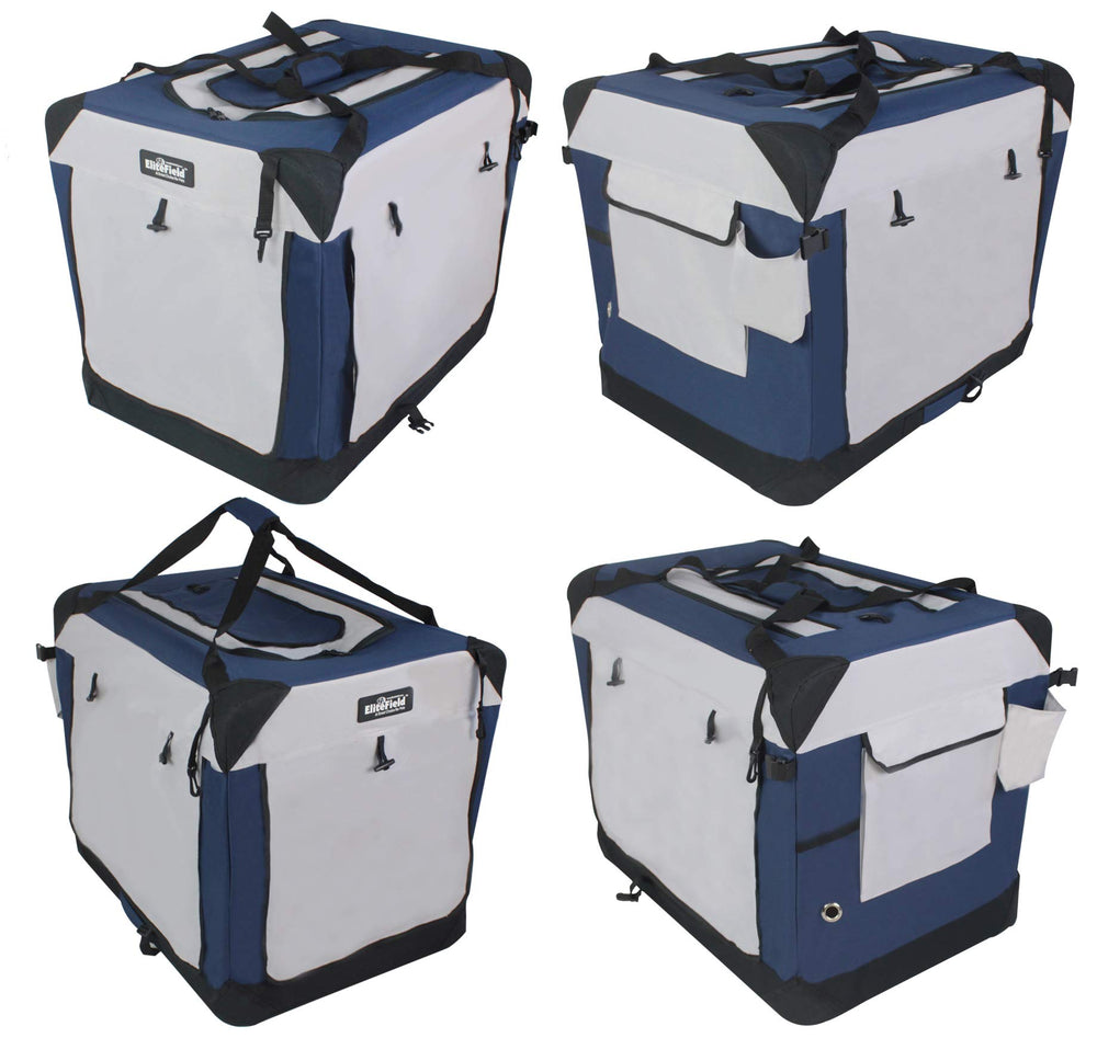 EliteField four mesh doors promote ventilation and visibility from multiple angles.
