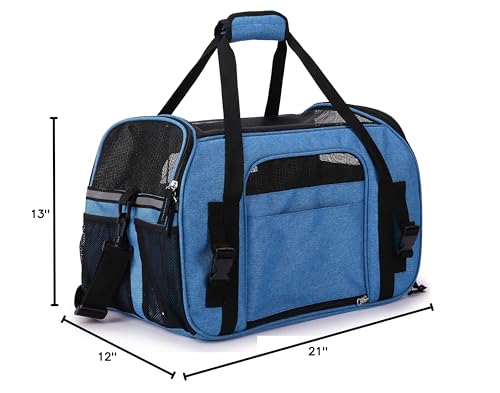 EliteField carrier exterior pockets for storing treats and accessories