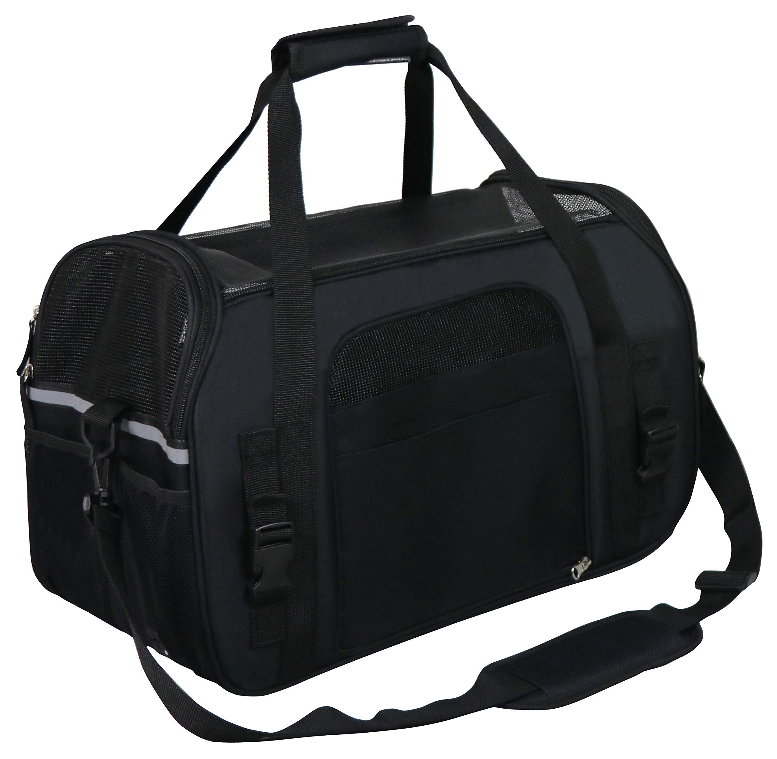 EliteField soft pet carrier dual carry options with padded shoulder strap
