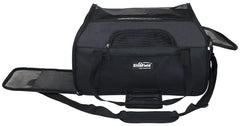EliteField soft pet carrier side ventilation view highlights breathable mesh panels