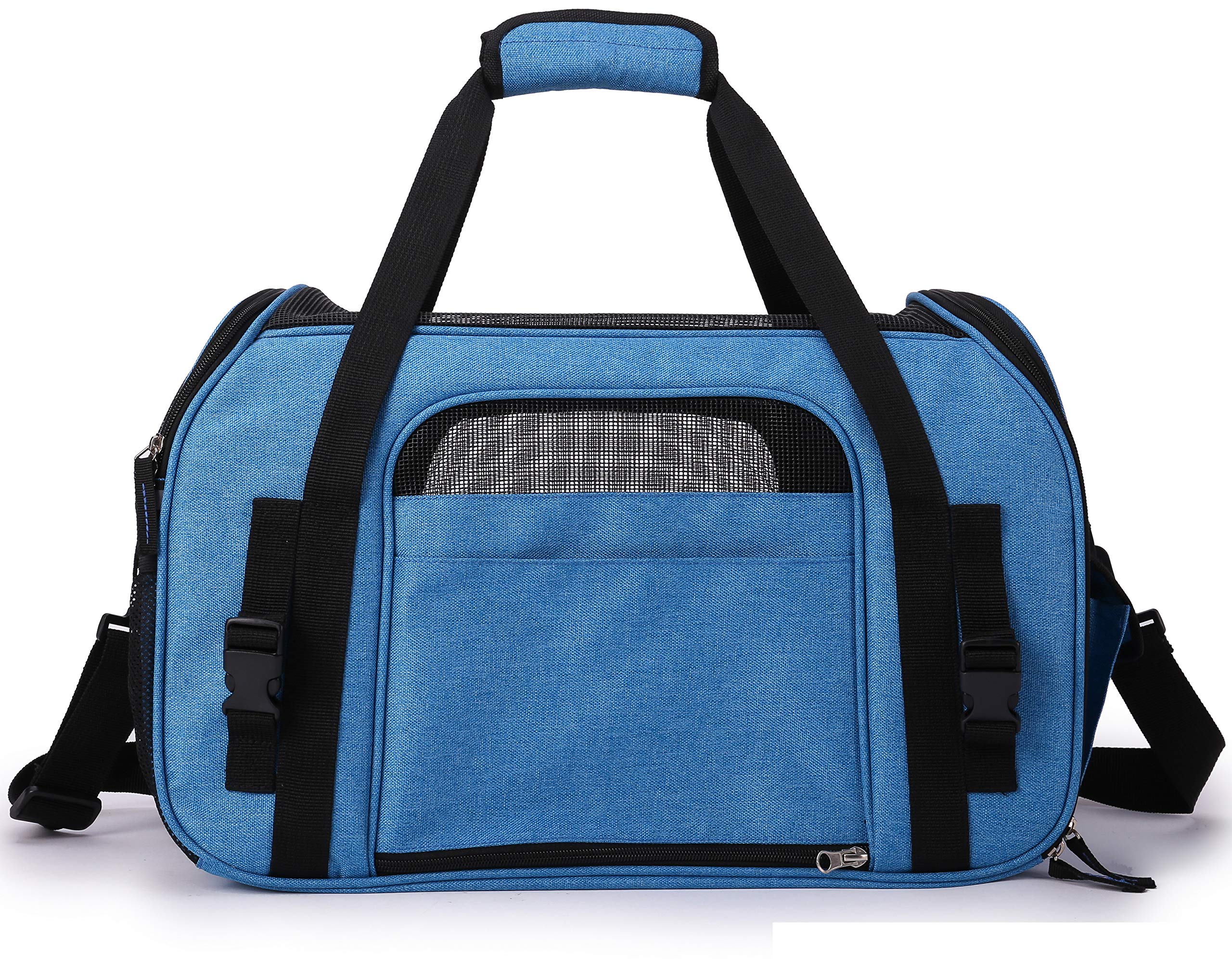 EliteField carrier side zipper access for easy pet entry and checks