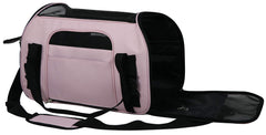 EliteField soft-sided pet carrier mesh ventilation top view promotes bright airflow during travel.