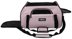 EliteField soft-sided pet carrier removable fleece bed inside highlights pet comfort on trips.