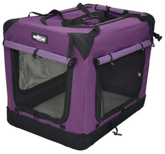 EliteField crate frame with steel tubing provides sturdy support during travel.