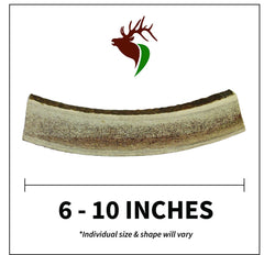 Elkhorn Premium Chews elk antler inner marrow access for tasty chew