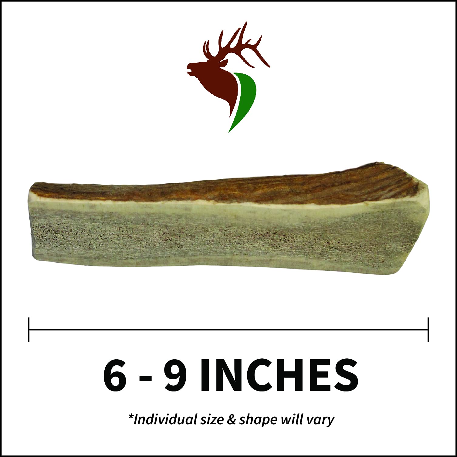 Elkhorn Premium Chews usa-sourced-elk-antler highlights natural material for wholesome chewing.