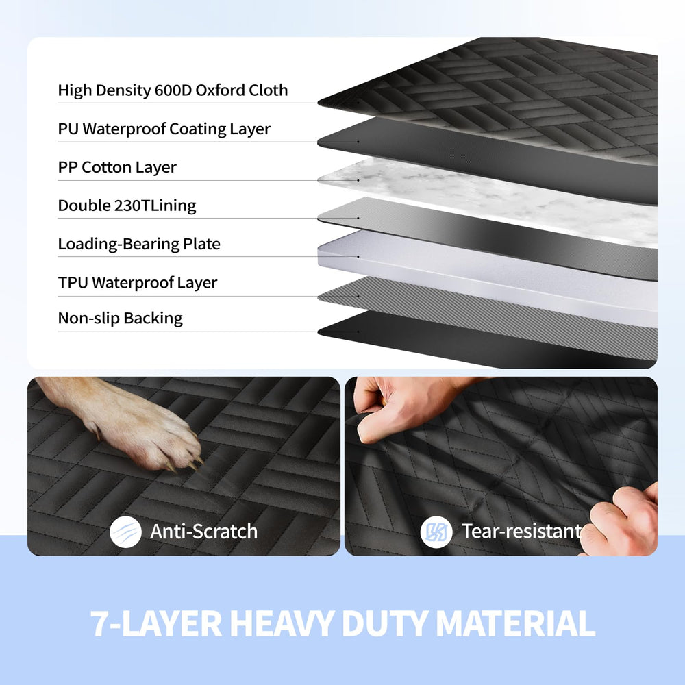 ELLINI waterproof 600D oxford fabric guards against dirt and spills during trips.
