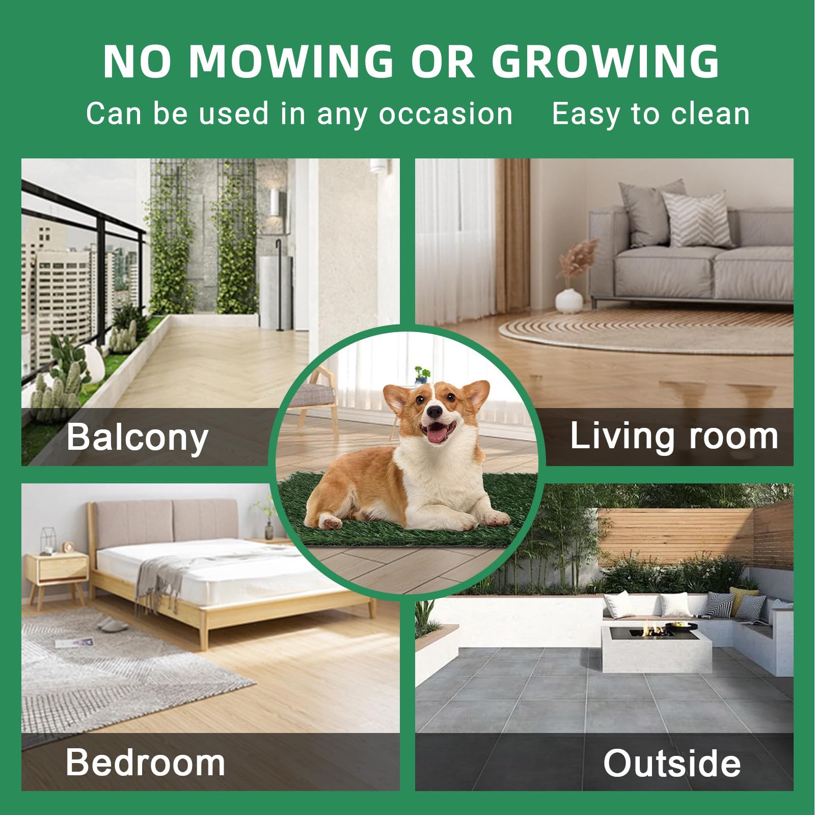 ELLOTY easy-clean design; simply rinse with soap and water