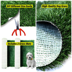 ELLOTY soft realistic turf closeup showing gentle texture ideal for pets