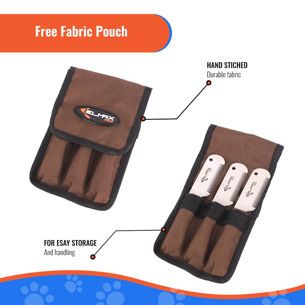 Elmax Pro stripping knife with free fabric pouch for easy storage and transport