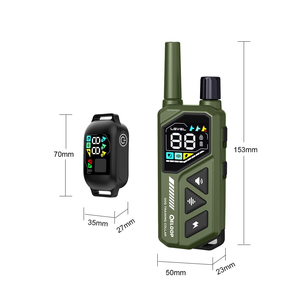 ELOOP bark collar sound mode provides training cues.