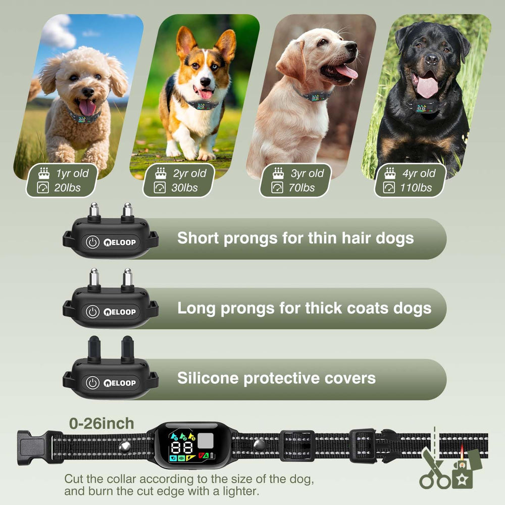 ELOOP bark collar ultra-long range remote up to 1000 meters.