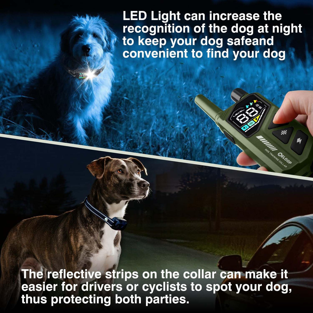 ELOOP bark collar vibration mode offers tactile feedback.