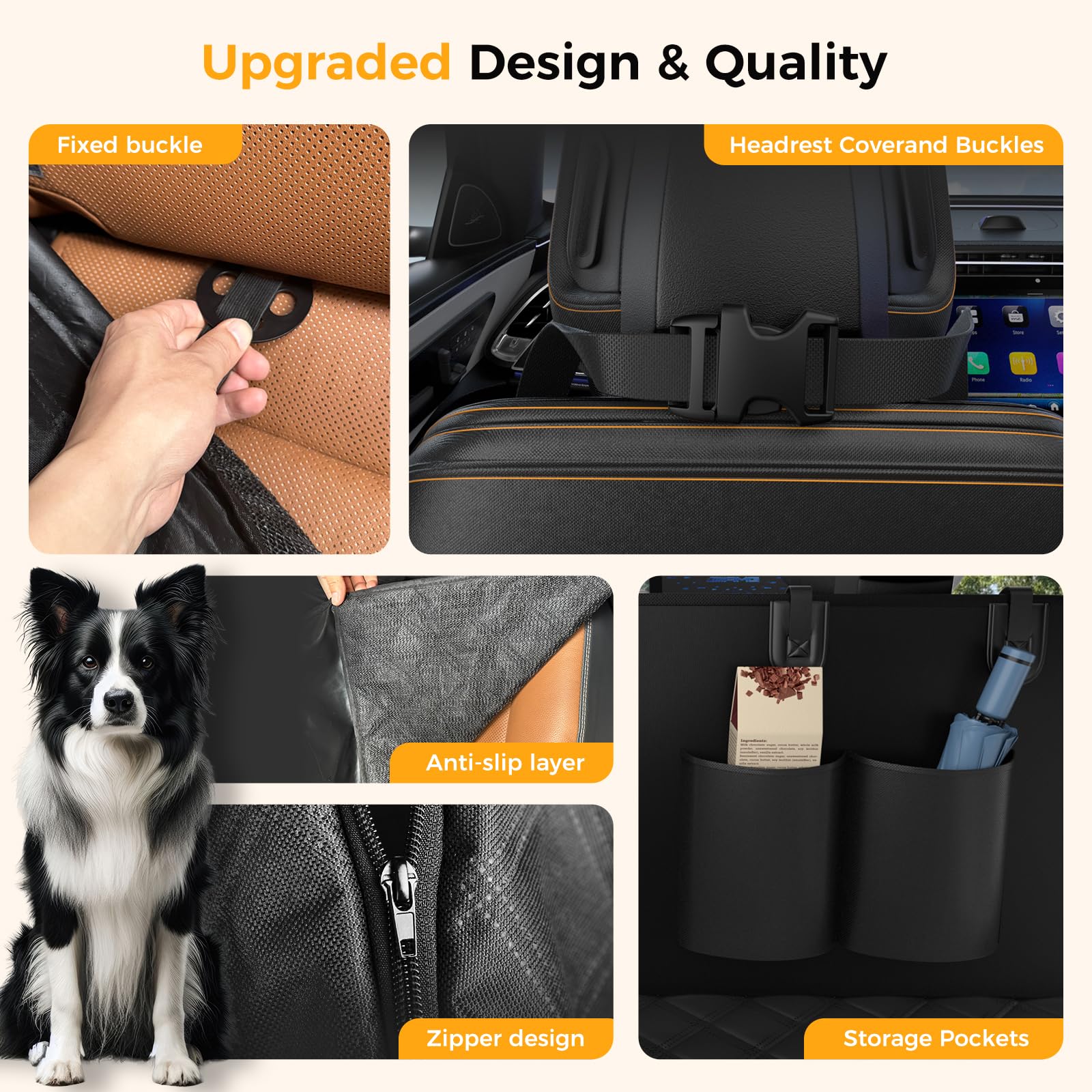 Elouta universal fit 57-inch covers sedans, SUVs, trucks for versatile use