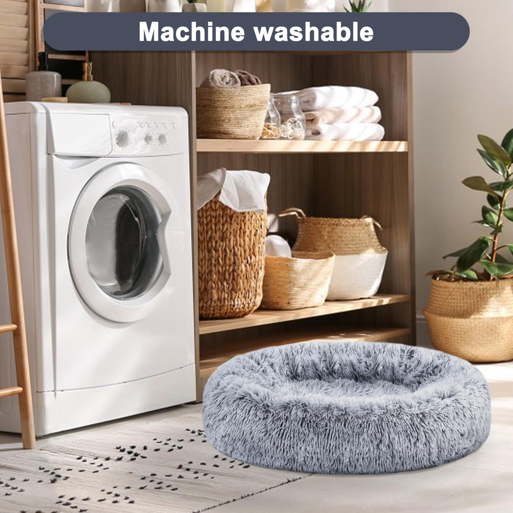 ELSKER&HOME calming donut bed pet nesting and curling comfort