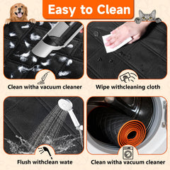 Elufa dog seat cover waterproof coating shields seats from accidents and mud.
