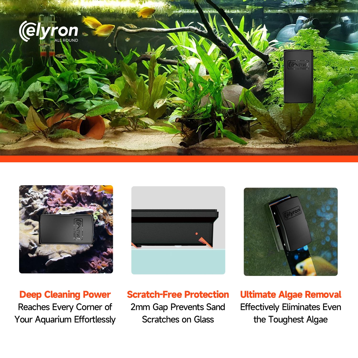 Elyron interchangeable scrapers emphasized for plug-and-play versatility