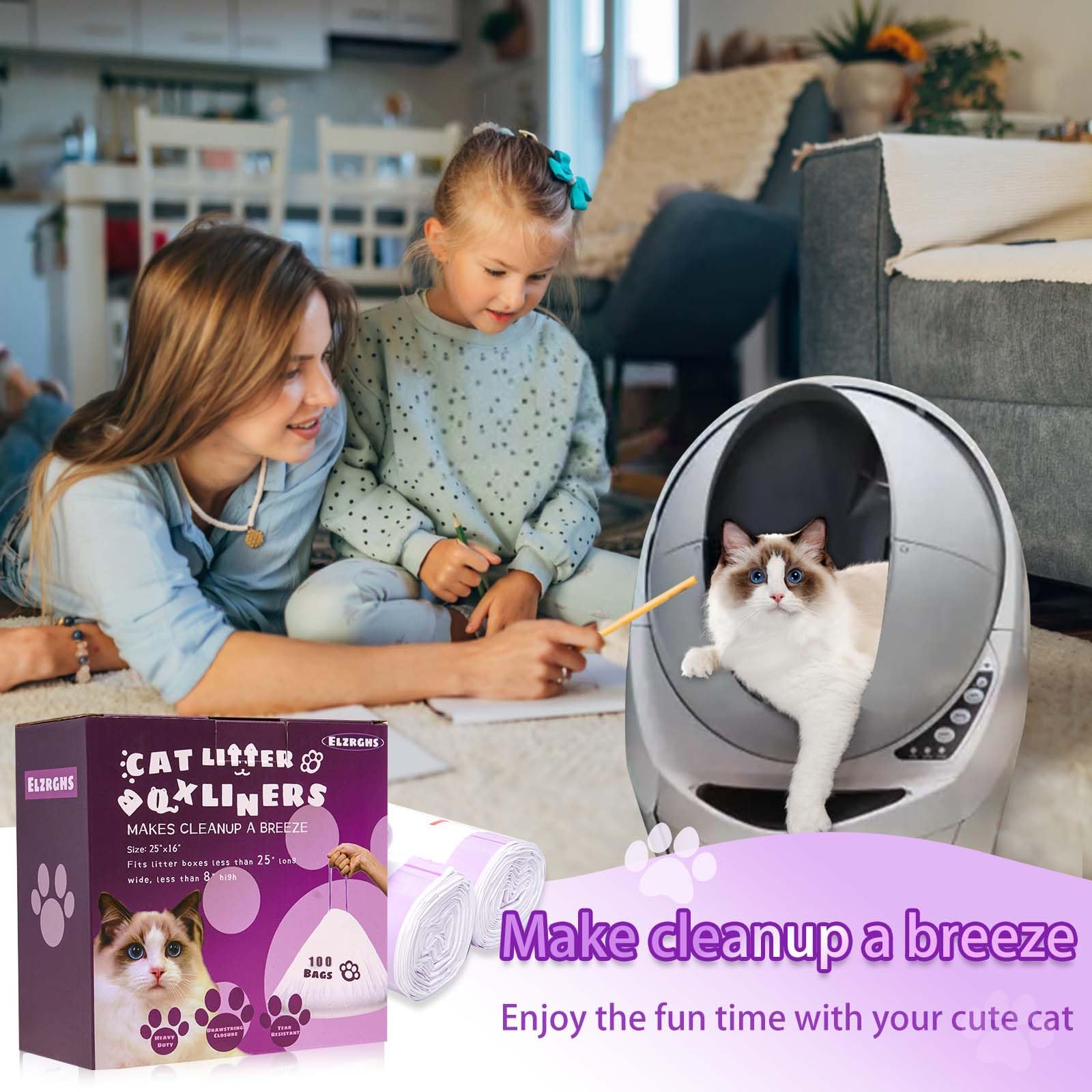 Elzrghs box of 100 provides a ready supply for frequent changes.
