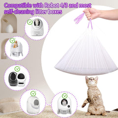 Elzrghs litter-robot-compatible bags fit Litter-Robot 3/4 waste drawers smoothly.