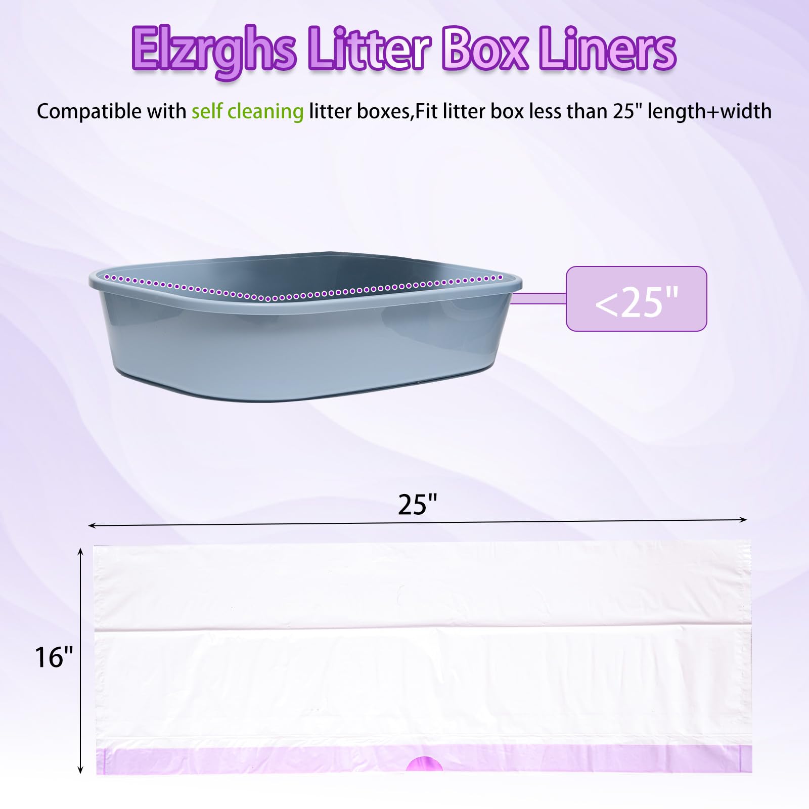 Elzrghs pre-separated bags reduce tearing and mess during bag removal.
