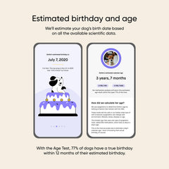 Embark age test activation step showing easy setup for pet owners