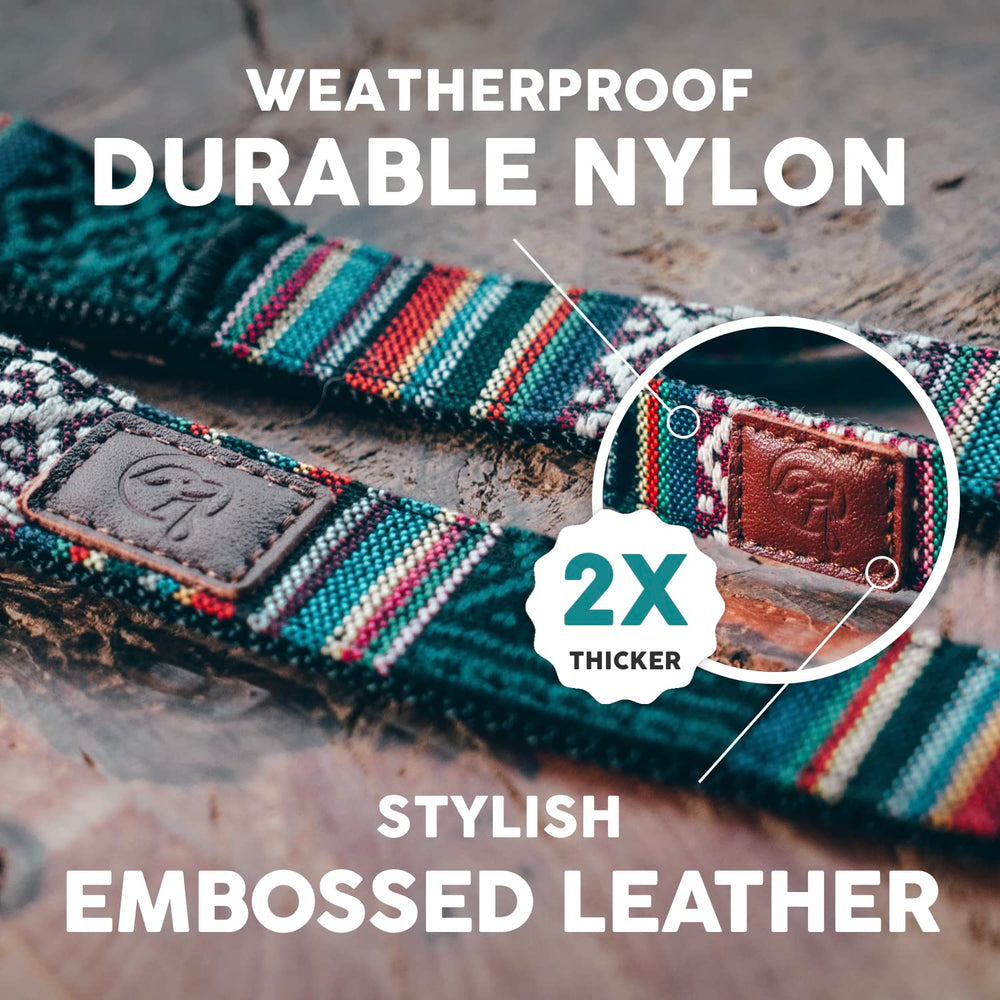 Embark Pets Adventure Dog Collar waterproof nylon close-up ready for rain, park days, and trails.