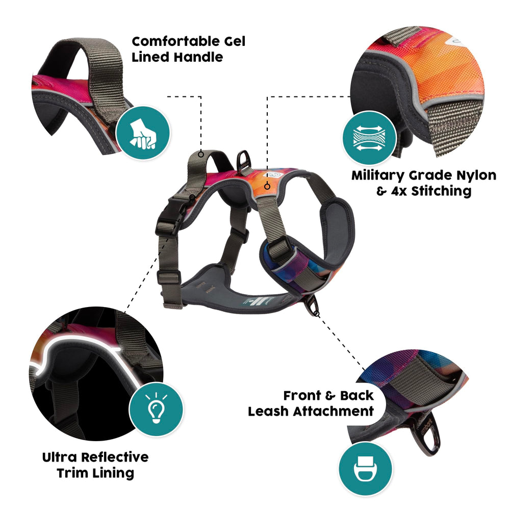 Embark Pets Adventure Harness military-grade nylon for rugged durability