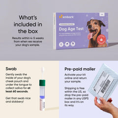 Embark pre-stamped mailer ready for USPS drop-off to speed results
