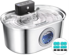 Emdoro cat water fountain motion-sensing mode: activates water flow as your cat approaches for effortless hydration.