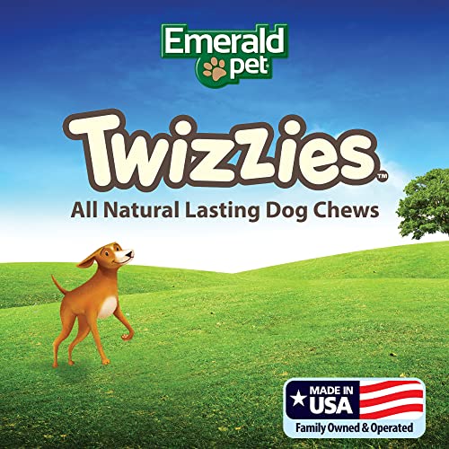 Emerald Pet Twizzies Chicky chicken chew provides grain-free, tasty chewing fun