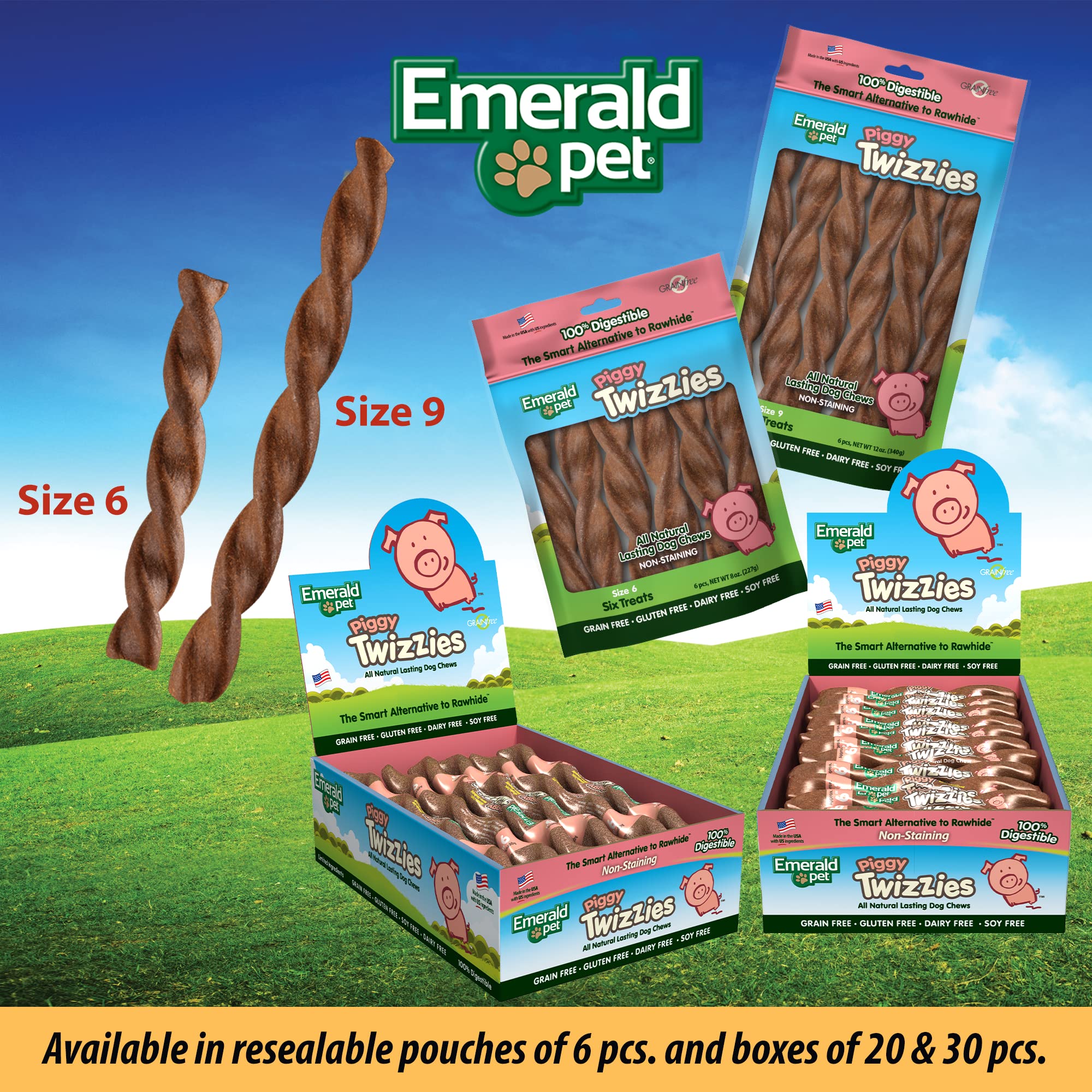Emerald Pet Twizzies USA-sourced ingredients underscore quality and family craftsmanship