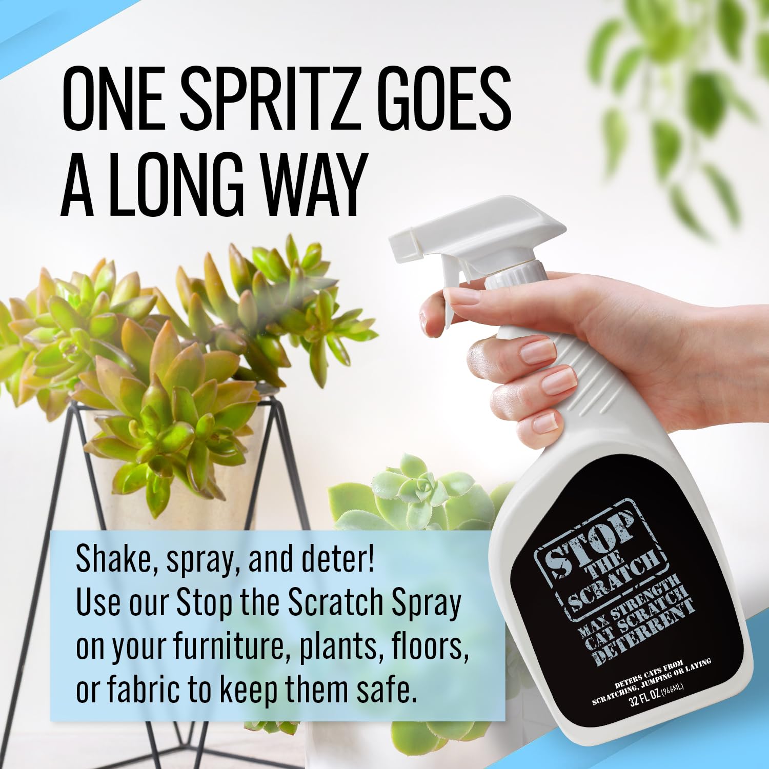 Emmy's Best EBPP 32oz bottle-label emphasizes easy, room-friendly deterrence