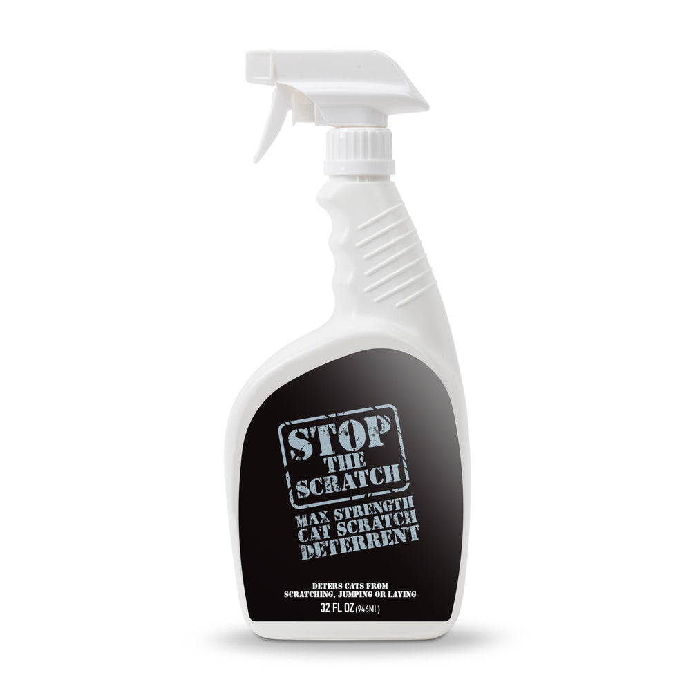 Emmy's Best EBPP Stop The Scratch bottle-front highlights non-toxic deterrent for cats and furniture protection