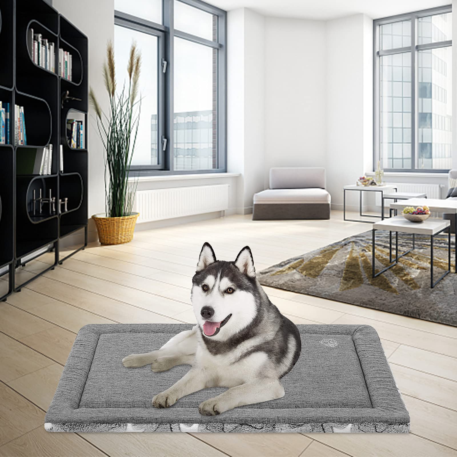 EMPSIGN lightweight, portable pad easy to move between crate, couch, and car