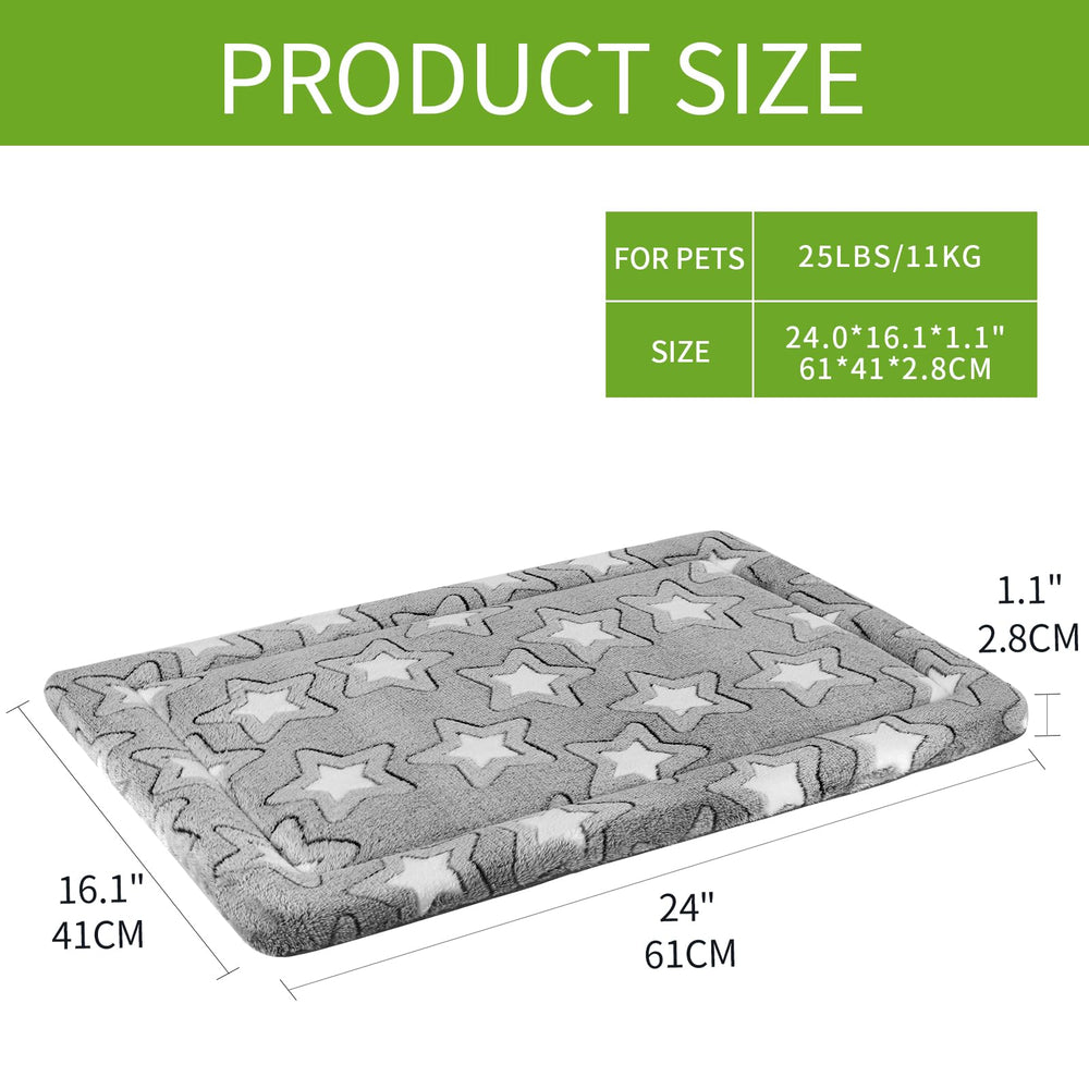 EMPSIGN Dog Crate Pad warm side texture for cozy crate nights