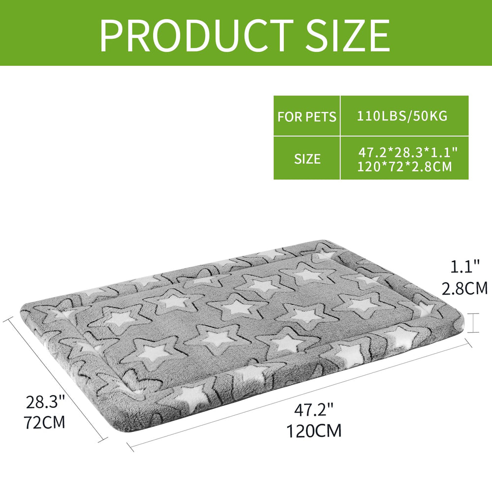 EMPSIGN Fancy Dog Bed Mat XXL warm side close-up highlighting soothing softness
