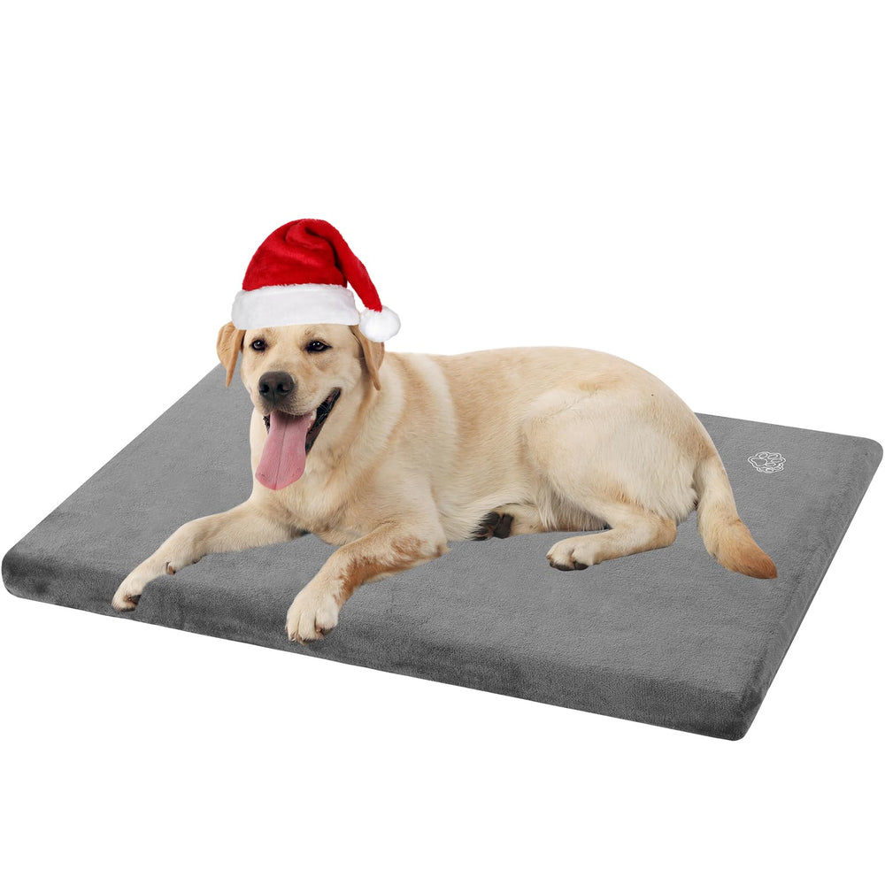 EMPSIGN stylish dog bed mat gray cover closeup highlighting durable fabric for daily comfort.