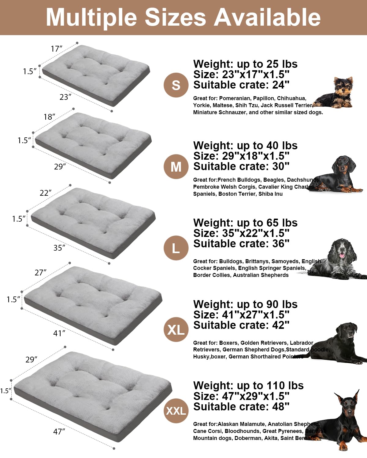 EMSLX dog bed machine washable makes cleanup quick after adventures.
