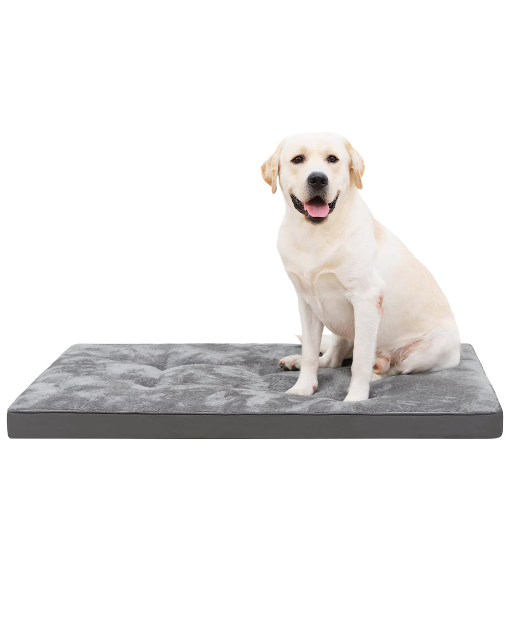 EMSLX dog bed plush 41x27 offers cozy crate comfort.