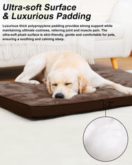 EMSLX crate bed machine-washable for easy cleaning.