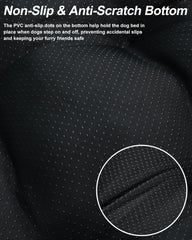 EMSLX dog crate bed with non-slip bottom for stability.