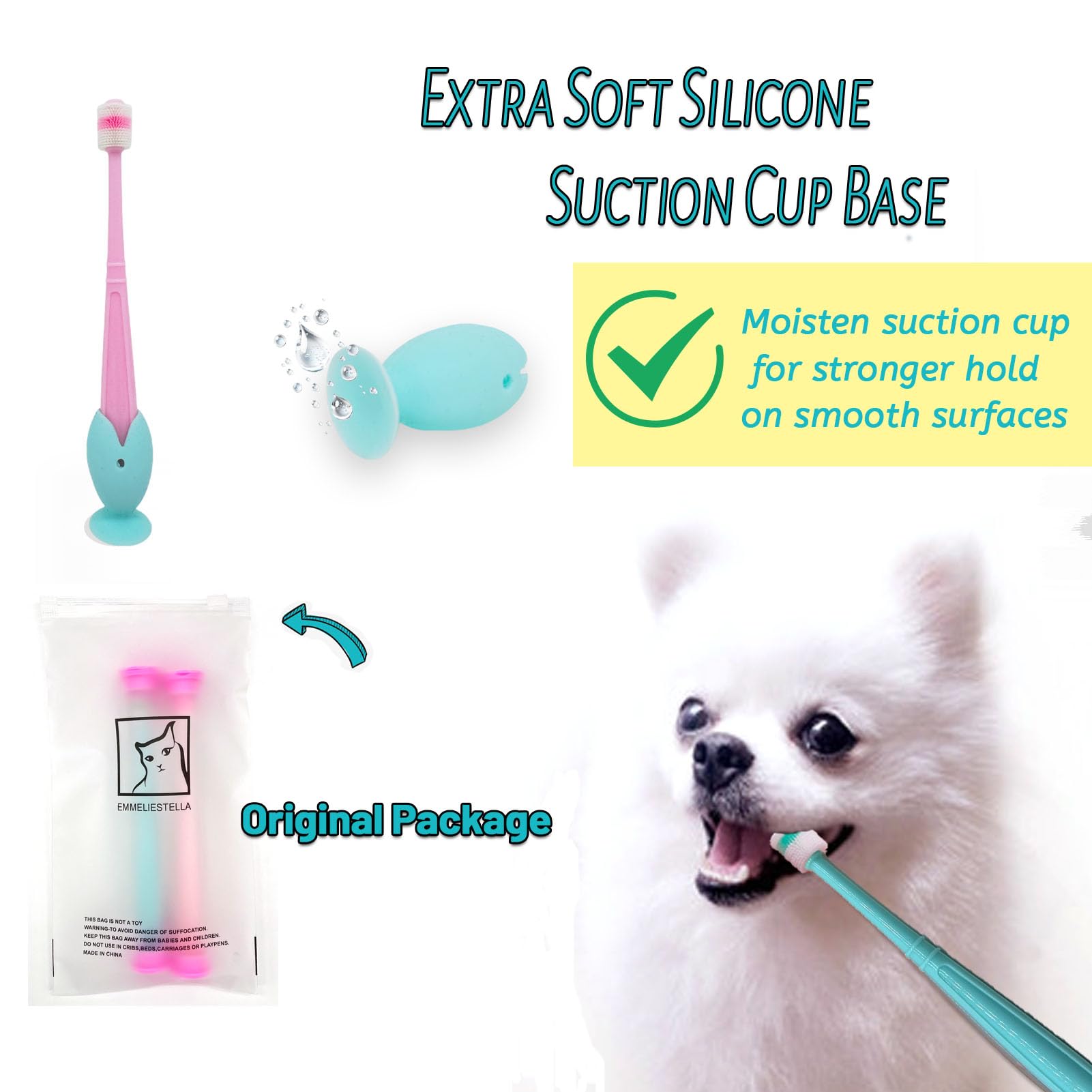 Toothbrush holder base by E.M&S.T Emmeliestella provides stable suction