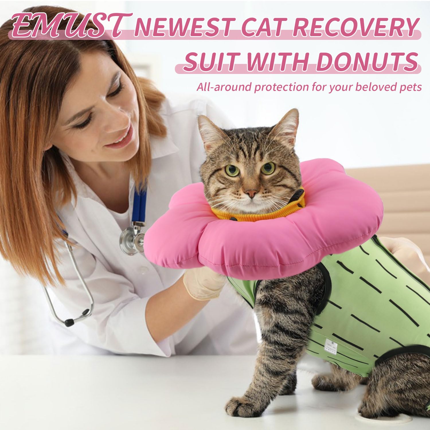 EMUST two-piece set supports post-op wear with adjustable closures