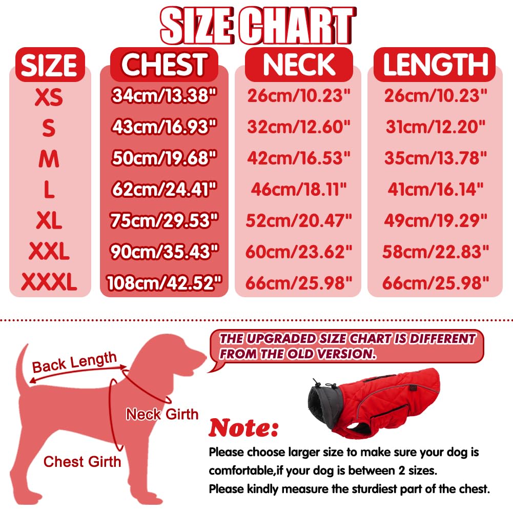 EMUST dog jacket winter harness-zipper ensures easy leash attachment during walks