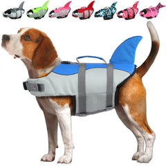 EMUST dog life jacket with ripstop fabric providing buoyancy for safe swimming adventures.