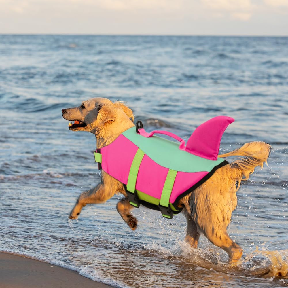 EMUST dog life jacket size chart helps choosing the right fit.
